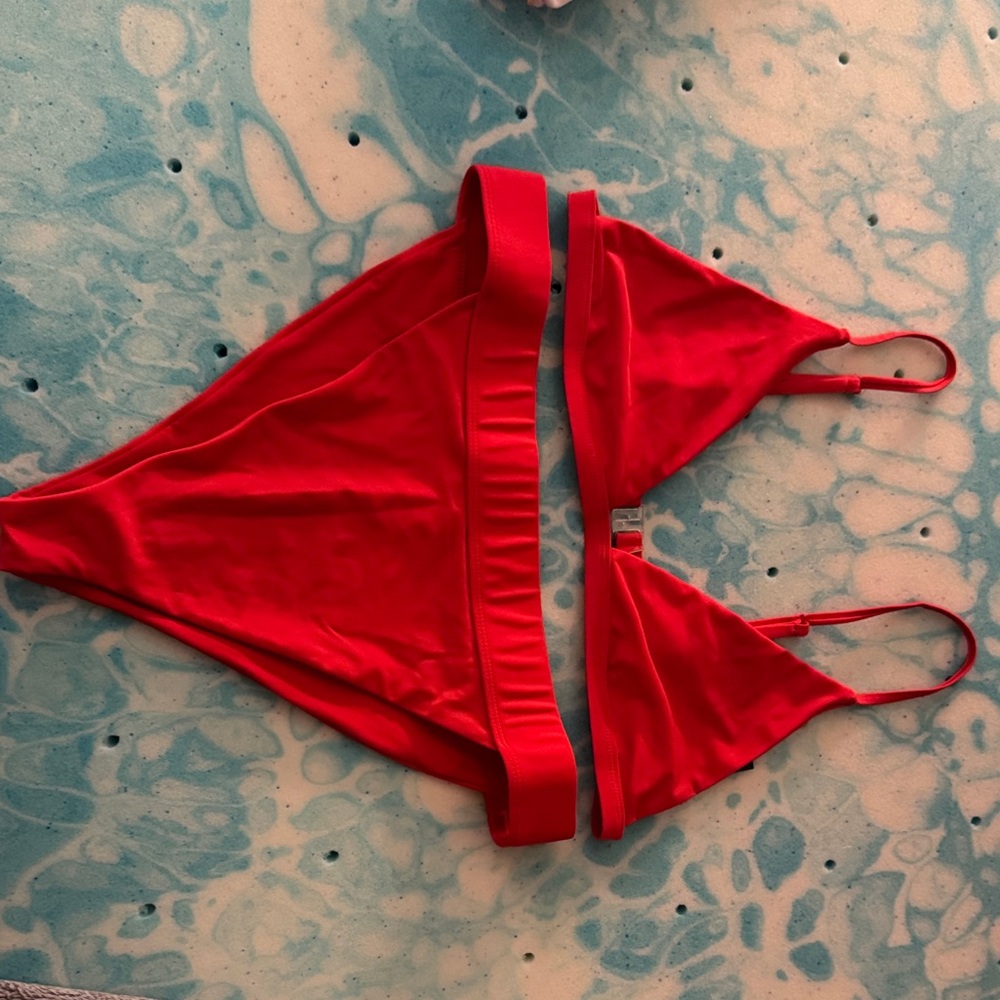 PrettyLittleThing Red Bikini Set